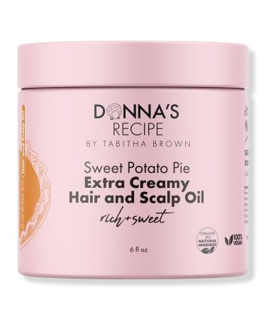 DONNA'S RECIPE Sweet Potato Pie Extra Creamy Hair and Scalp Oil 6.0 oz