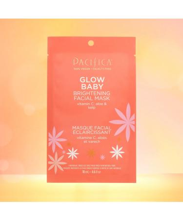 Pacifica Glow Baby Vitamin C Brightening Facial Mask 1 ct - Transform Your Style with the Best Innovation Today! - Buy Online on GoSupps.com