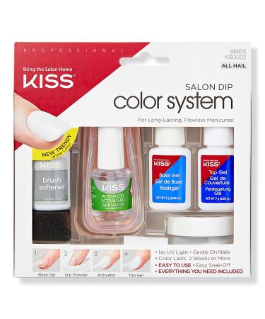 Kiss All Hail Salon Dip Color System All-in-One Starter Kit