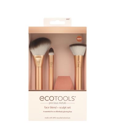 Discover EcoTools Precious Metals Face Blend + Sculpt Brush & Sponge Set - Elevate Your Style Instantly! - Buy Online on GoSupps.com