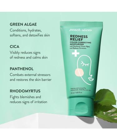Peach Slices Redness Relief Color Correcting Moisturizer 1.6 oz - Transform Your Style with the Best Innovation Today! - Buy Online on GoSupps.com