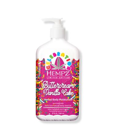 Hempz Buttercream Vanilla Cake Herbal Body Moisturizer 17.0 oz