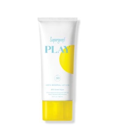 Supergoop! PLAY 100% Mineral Lotion SPF 30 with Green Algae 3.4 oz