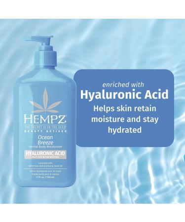 Hempz Ocean Breeze Herbal Body Moisturizer With Hyaluronic Acid Ocean Breeze (17.0 oz) - Transform Your Style with the Best Innovation Today! - Buy Online on GoSupps.com