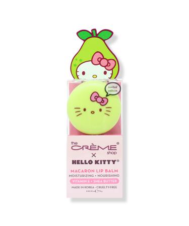 The Crème Shop Hello Kitty Macaron Lip Balm Juicy Pear 0.26 oz