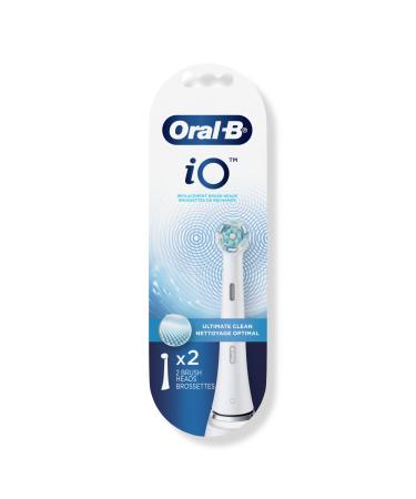 Oral-B iO Ultimate Clean Replacement Brush Heads 2 ct