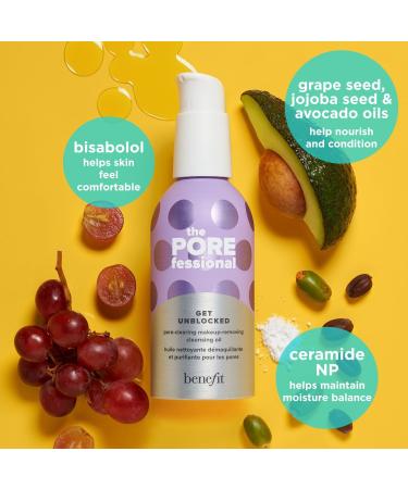 Discover Benefit Cosmetics The POREfessional Get Unblocked Makeup-Removing Cleansing Oil Mini 1.5 oz - Elevate Your Style Instantly! - Buy Online on GoSupps.com