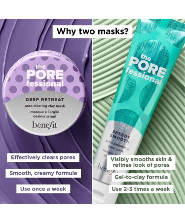 Discover Benefit Cosmetics The POREfessional Deep Retreat Pore-Clearing Clay Mask Mini 1.0 oz - Elevate Your Style Instantly! - Buy Online on GoSupps.com