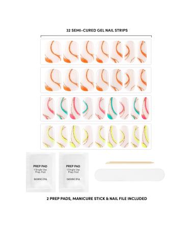 Dashing Diva Suns Out Swirl Glaze Semi-Cured Gel Art - Transform Your Style with the Best Innovation Today! - Buy Online on GoSupps.com