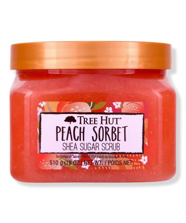 Tree Hut Peach Sorbet Shea Sugar Body Scrub 18.0 oz