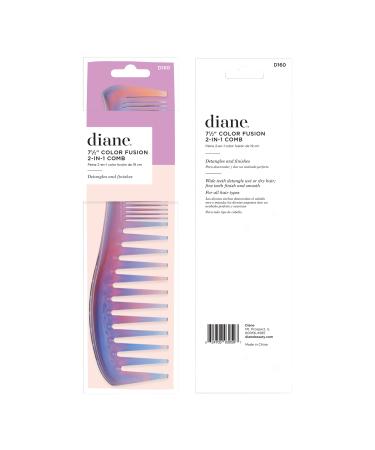 Diane 7-1/2" Color Fusion 2-in-1 Detangling & Finish Comb - Transform Your Style with the Best Innovation Today! - Buy Online on GoSupps.com