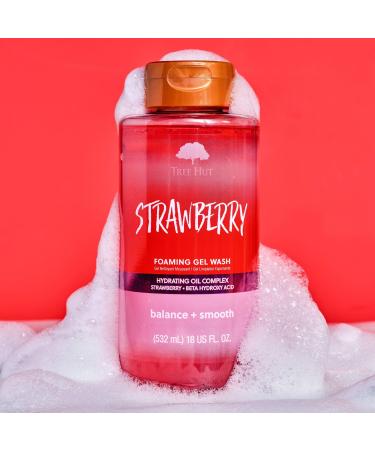 Tree Hut Strawberry Foaming Gel Wash 18.0 oz - Discover Premium Quality Shop now! - Buy Online on GoSupps.com