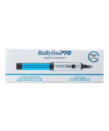Discover BaBylissPRO Nano Titanium 1" Compact Curling Wand - Elevate Your Style Instantly! - Buy Online on GoSupps.com