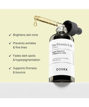 Discover COSRX The Vitamin C 23 Serum with Super Vitamin E + Hyaluronic Acid 0.67 oz - Elevate Your Style Instantly! - Buy Online on GoSupps.com