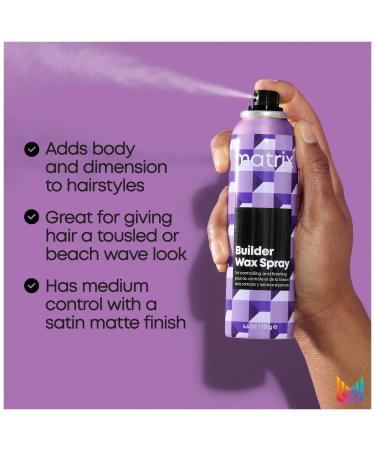 Matrix Builder Wax Spray 4.6 oz - Transform Your Style with the Best Innovation Today! - Buy Online on GoSupps.com