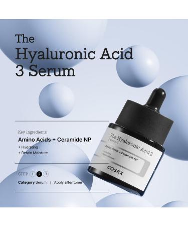 Discover COSRX The Hyaluronic Acid 3 Serum with Amino Acids + Ceramide NP 0.67 oz - Elevate Your Style Instantly! - Buy Online on GoSupps.com