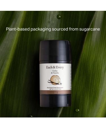 Each & Every Cedar & Vanilla Worry Free Natural Deodorant 2.5 oz - Transform Your Style with the Best Innovation Today! - Buy Online on GoSupps.com