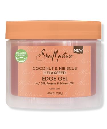 SheaMoisture Coconut & Hibiscus Flaxseed Edge Control Gel 3.5 oz