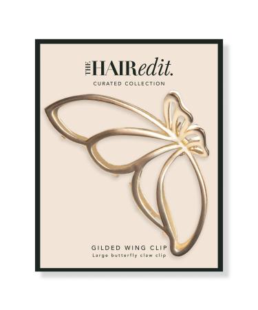 The Hair Edit Gold Gilded Wing Butterfly Claw Clip