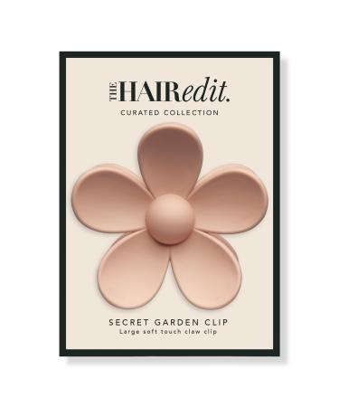 The Hair Edit Secret Garden Flower Claw Clip Champagne