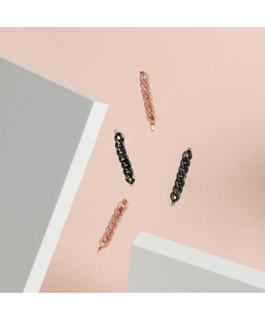 The Hair Edit Marble Chain Link Bobby Pins 4 ct - Discover Premium Quality Shop now! - Buy Online on GoSupps.com