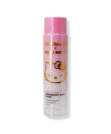 The Crème Shop Hello Kitty Klean Beauty Pure Cure Strawberry Milk Toner 6.76 oz