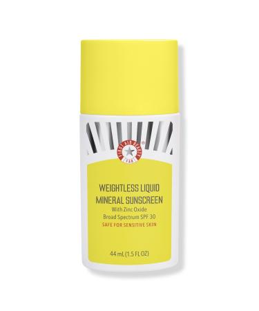 First Aid Beauty Weightless Liquid Mineral Sunscreen With Zinc Oxide SPF 30 1.5 oz