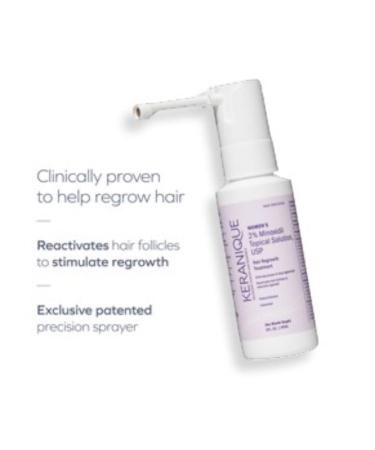 Discover Keranique Hair Regrowth Treatment For Women - 60 Day Supply - Elevate Your Style Instantly! - Buy Online on GoSupps.com