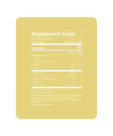 GOLDE Pineapple Debloat Probiotic Bloat Supplement 8 ct - Discover Premium Quality Shop now! - Buy Online on GoSupps.com