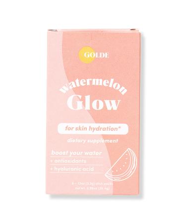 GOLDE Watermelon Glow Hyaluronic Skin Supplement 8 ct