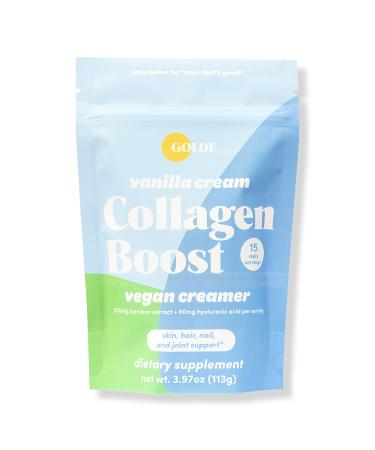 GOLDE Collagen Boost Creamer Hair and Nail Supplement 15 ct