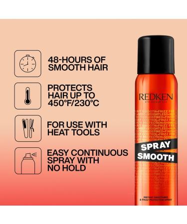 Discover Redken Spray Smooth Anti-Frizz Spray with Heat Protection 7.5 oz - Elevate Your Style Instantly! - Buy Online on GoSupps.com