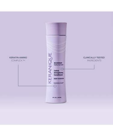 Keranique Deep Hydration Follicle Strengthening Conditioner 8.0 oz - Transform Your Style with the Best Innovation Today! - Buy Online on GoSupps.com