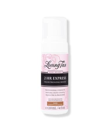 Loving Tan 2 HR Express Self Tanning Mousse Dark Rose 4.0 oz