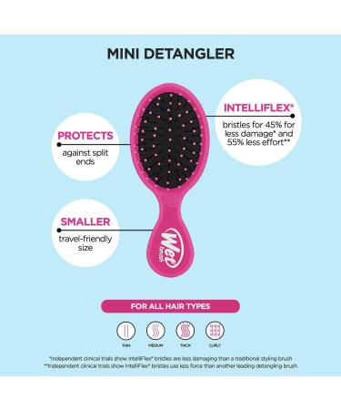 Discover Wet Brush The Original Mini Detangler Hair Brush Pink - Elevate Your Style Instantly! - Buy Online on GoSupps.com