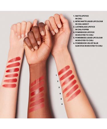 Discover MAC Chili's Crew Retro Matte Liquid Lipcolour Chili Addict (very matte warm brick red) - Elevate Your Style Instantly! - Buy Online on GoSupps.com