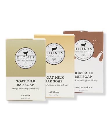 Dionis Warm & Sweet Goat Milk Bar Soap Set