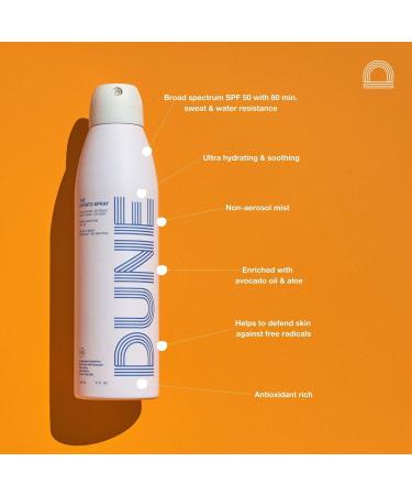 Discover DUNE SUNCARE The Sporto Spray Broad Spectrum SPF 50 5.0 oz - Elevate Your Style Instantly! - Buy Online on GoSupps.com