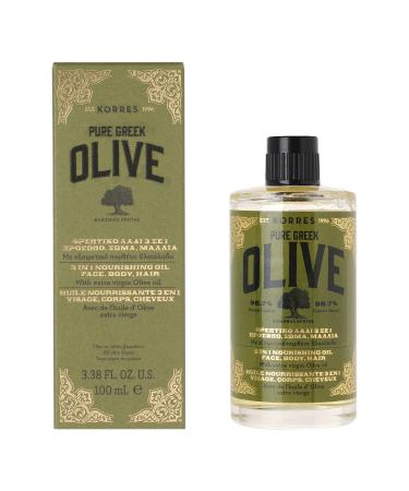 Discover KORRES Pure Greek Olive 3-In-1 Nourishing Oil 3.38 oz - Elevate Your Style Instantly! - Buy Online on GoSupps.com