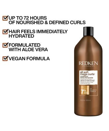 Redken All Soft Mega Curls Conditioner 33.8 oz - Transform Your Style with the Best Innovation Today! - Buy Online on GoSupps.com