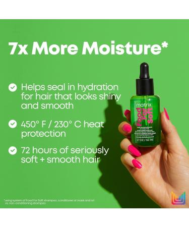 Matrix Food For Soft Multi-Use Hair Oil Serum 1.7 oz - Transform Your Style with the Best Innovation Today! - Buy Online on GoSupps.com
