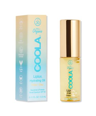 COOLA Liplix Hydrating Lip Oil Golden Glow SPF 30 0.11 oz