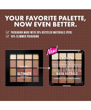 NYX Professional Makeup Ultimate Color Shadow Palette Warm Neutrals 0.32 oz - Transform Your Style with the Best Innovation Today! - Buy Online on GoSupps.com