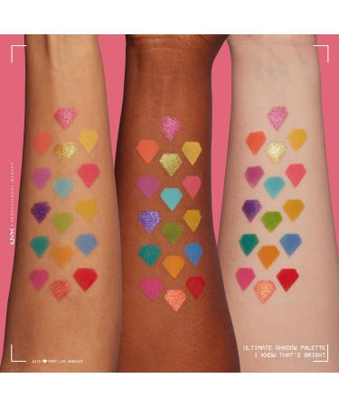 NYX Professional Makeup Ultimate Color Shadow Palette I Know That's Bright 0.32 oz - Discover Premium Quality Shop now! - Buy Online on GoSupps.com