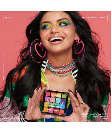 NYX Professional Makeup Ultimate Color Shadow Palette I Know That's Bright 0.32 oz - Discover Premium Quality Shop now! - Buy Online on GoSupps.com