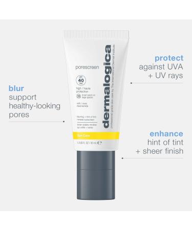 Discover Dermalogica Porescreen SPF 40 Mineral Sunscreen with Niacinamide 1.0 oz - Elevate Your Style Instantly! - Buy Online on GoSupps.com