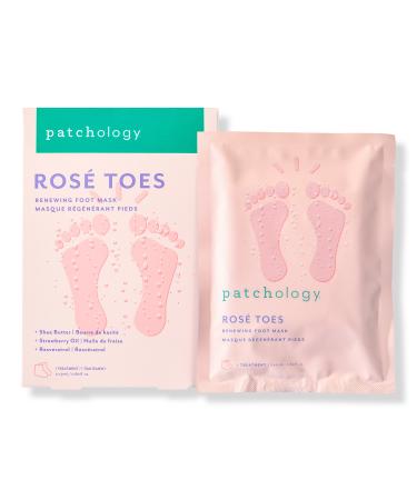 Patchology Rosé Toes Renewing Heel & Foot Mask 1 pair