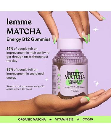 Lemme Matcha: Energy B12 Gummies 60 ct - Transform Your Style with the Best Innovation Today! - Buy Online on GoSupps.com
