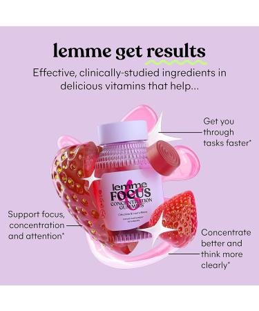 Discover Lemme Focus: Concentration Gummies 50 ct - Elevate Your Style Instantly! - Buy Online on GoSupps.com