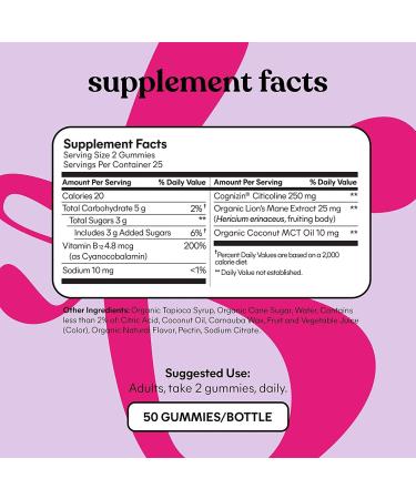 Discover Lemme Focus: Concentration Gummies 50 ct - Elevate Your Style Instantly! - Buy Online on GoSupps.com